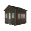 Small Window Cabin
